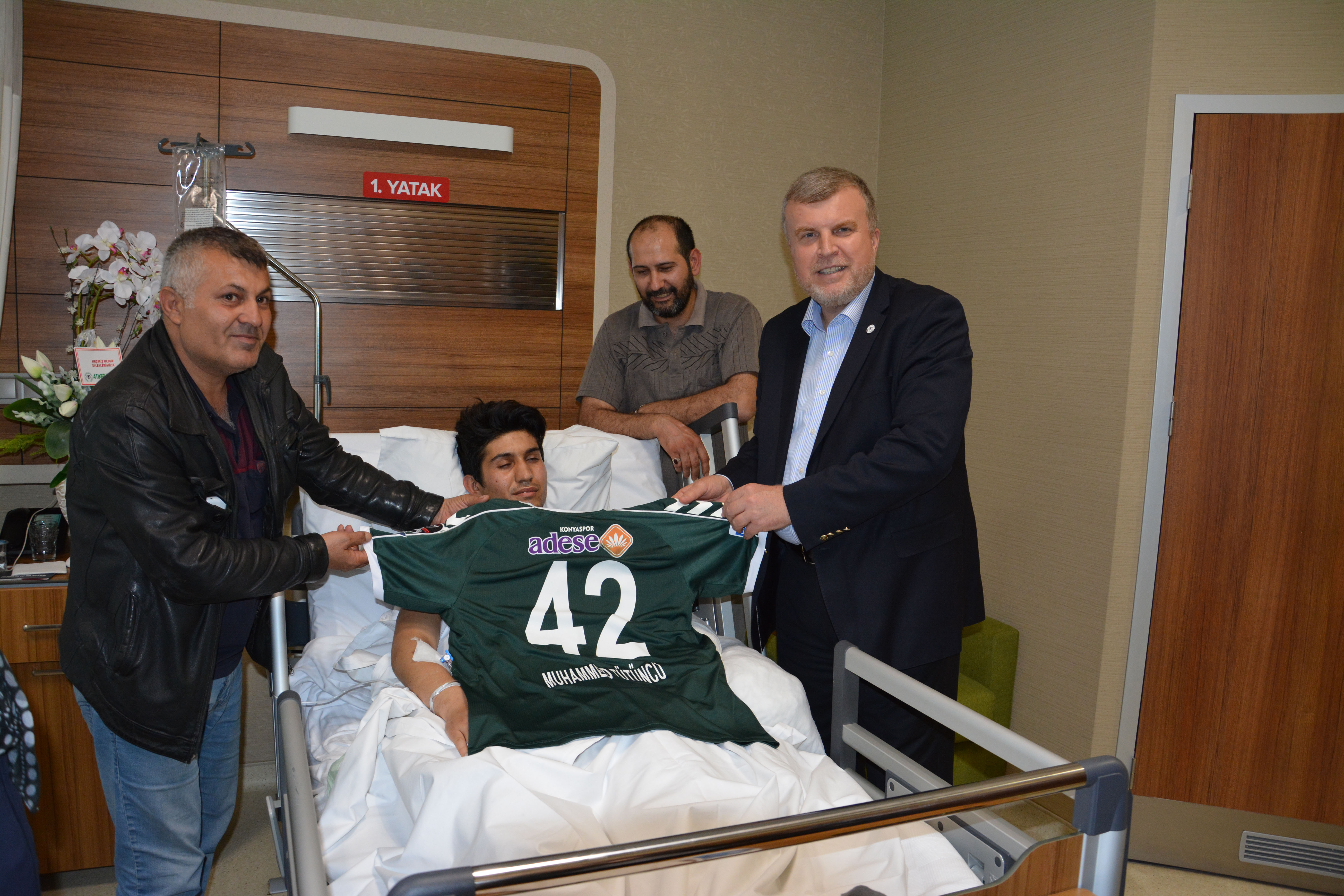 Başkanımız Ahmet Şan’dan Muhammed Tütüncü’ye ziyaret