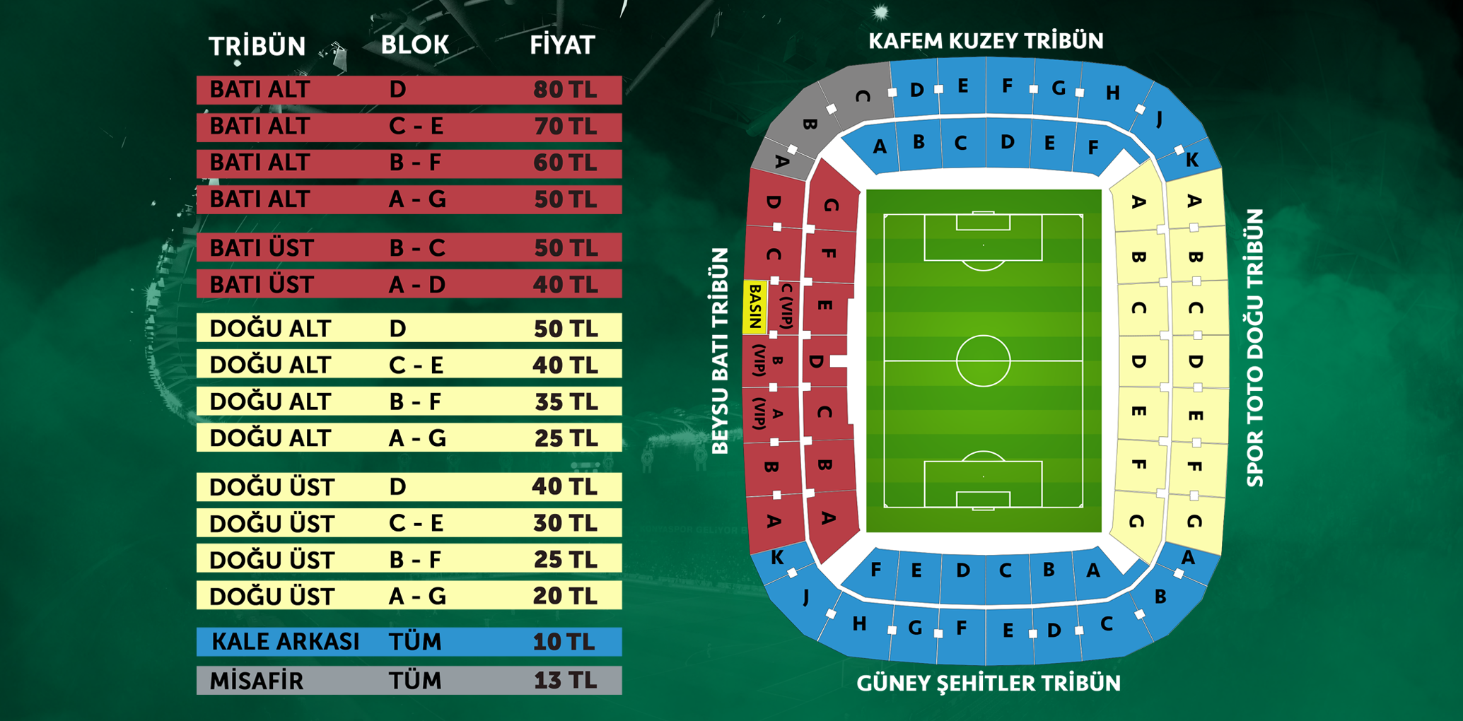 BTC TURK Yeni Malatyaspor Maçı Biletleri Satışa Çıkıyor