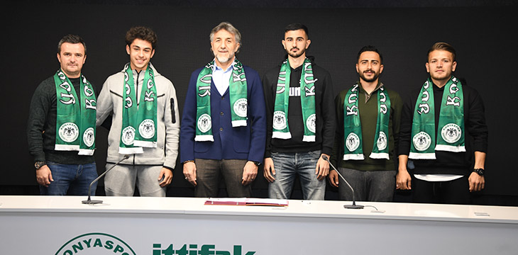 İttifak Holding Konyaspor’umuzda 3 oyuncuyla sözleşme imzalandı