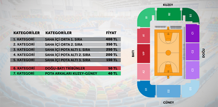 Gaziantep Basketbol maçı biletleri satışa çıktı