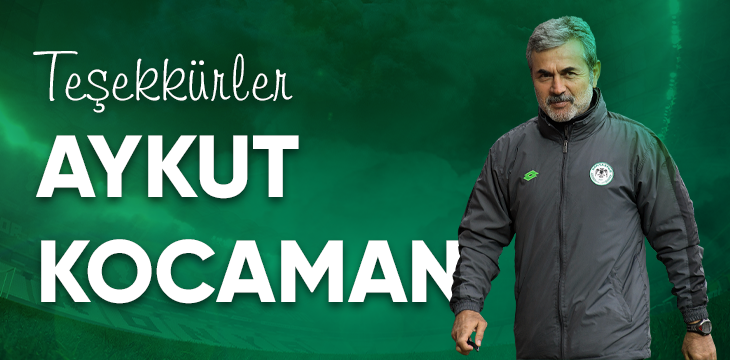 Teknik Direktörümüz Aykut Kocaman’a Teşekkür Ederiz