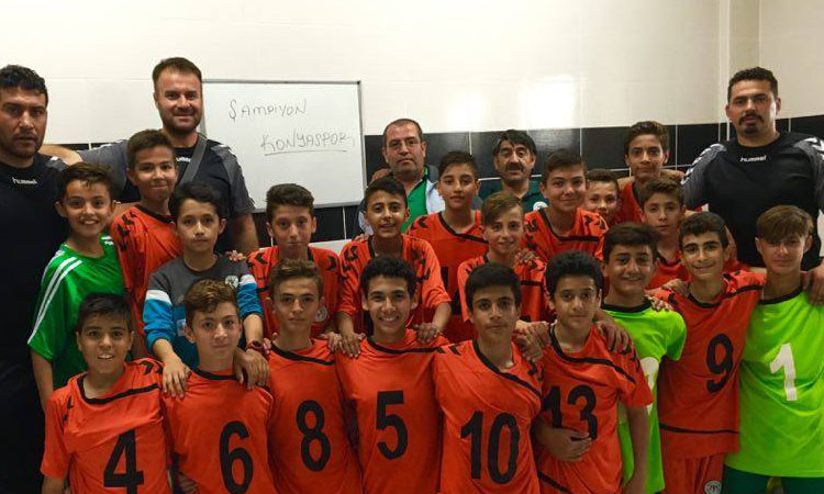 U13 Takımımız yenilgisiz Konya şampiyonu oldu