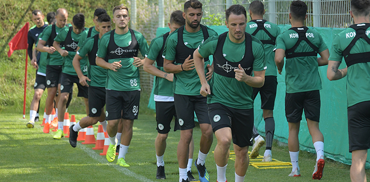 Konyaspor’umuzun Bolu birinci etap kampı devam ediyor