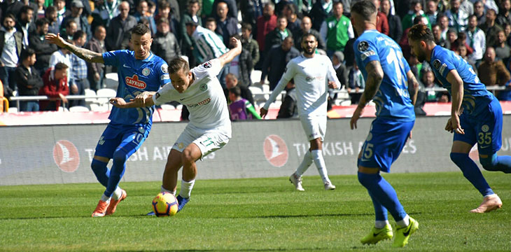 Atiker Konyaspor’umuz Ç.Rizespor’a 2-0 mağlup oldu