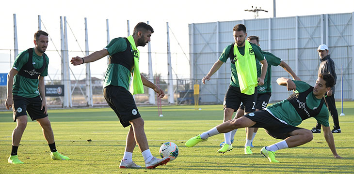 Konyaspor’umuz günü yaptığı tek antrenmanla değerlendirdi