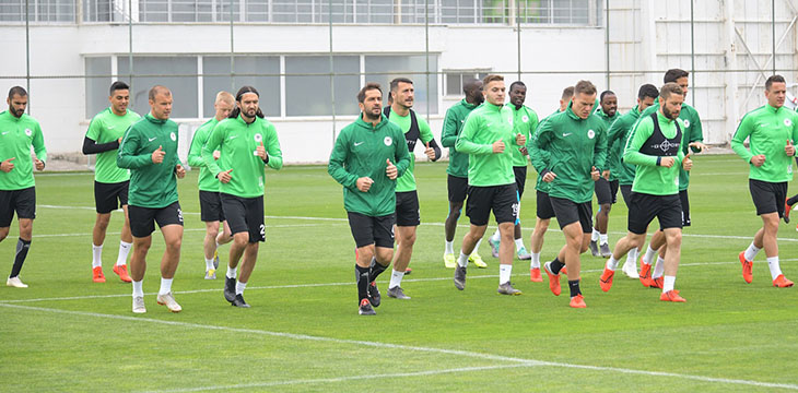 Atiker Konyaspor’umuz Galatasaray maçının hazırlıklarını sürdürdü