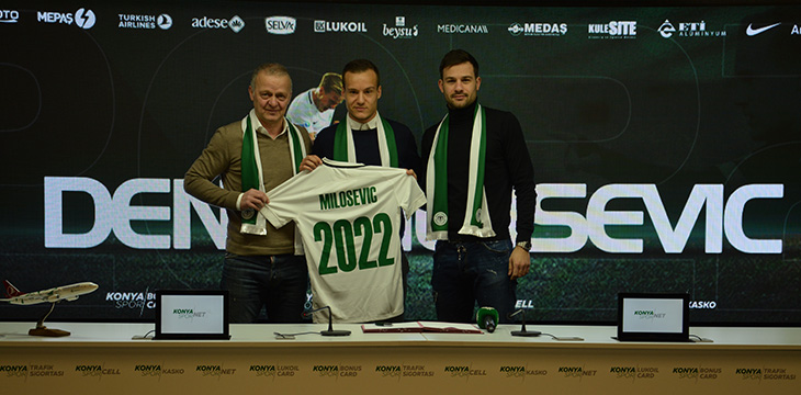 Deni Milosevic 3 yıl daha Atiker Konyaspor’umuzda
