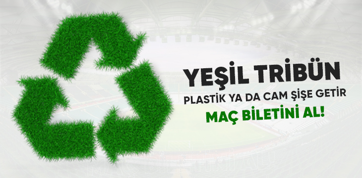 Yeşil Tribün Projesi Hatayspor maçında devam ediyor