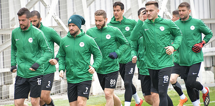 Takımımız yapılan antrenmanla Ç.Rizespor maçının hazırlıklarını tamamladı