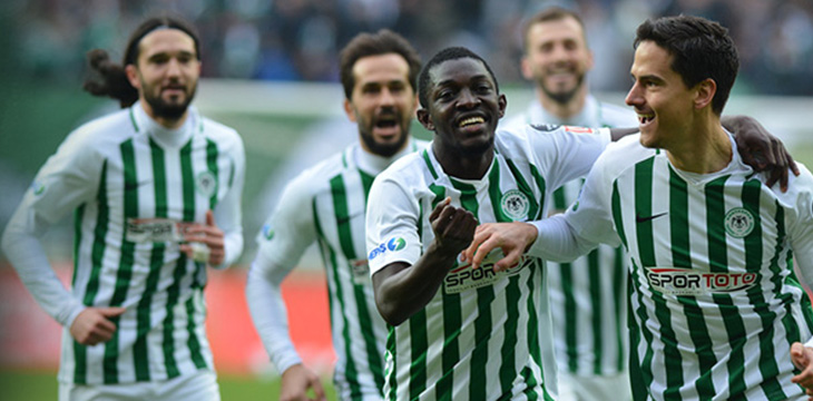 Atiker Konyaspor’umuz Antalyaspor’u 2-0 yenerek yükselişini sürdürdü
