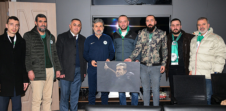 Nalçacı Taraftar Grubu’ndan Teknik Direktörümüz Aykut Kocaman’a Ziyaret 