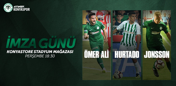 3 futbolcumuz imza gününde taraftarımızla buluşacak