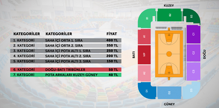 Türkiye Basketbol Ligi Maç Biletleri | biletwise