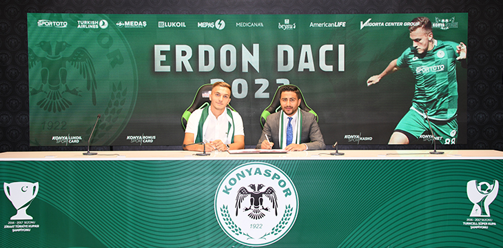 Erdon Daci 2023’e kadar Konyaspor’umuzda!