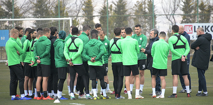 Atiker Konyaspor’umuz günü tek antrenmanla değerlendirdi