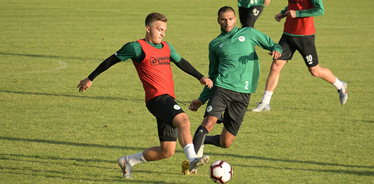 Konyaspor’umuz günü yapılan tek antrenmanla değerlendirdi