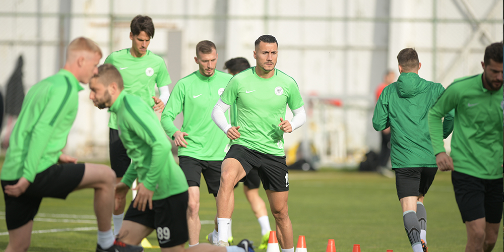 Atiker Konyaspor’umuz Galatasaray maçının hazırlıklarını sürdürdü