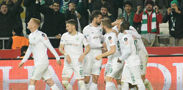 Atiker Konyaspor’umuz A. Alanyaspor’u 2-0 mağlup etti