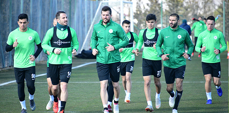 Takımımız Kayserispor maçı hazırlıklarına yapılan antrenmanla devam etti