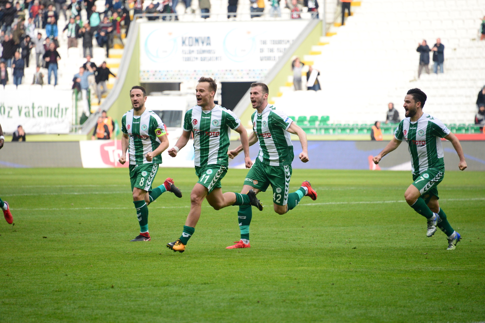 Atiker Konyaspor’umuz Trabzonspor ile 2-2 berabere kaldı
