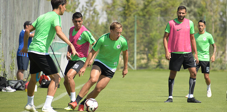 Atiker Konyaspor’umuzda Bursaspor maçı hazırlıkları devam ediyor
