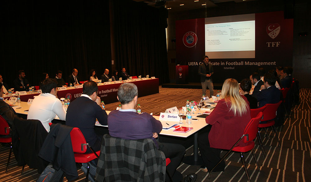 TFF, UEFA Futbol Yönetimi Sertifika Programına ev sahipliği yapıyor