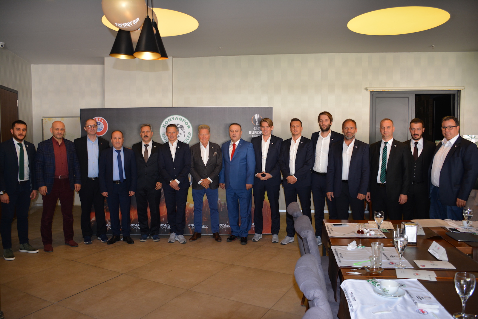 UEFA maç günü yemeği yapıldı