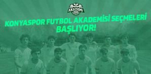 Konyaspor Akademi Yetenek Seçmeleri Başlıyor