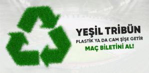 Yeşil Tribün Projesi Hatayspor maçında devam ediyor