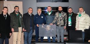 Nalçacı Taraftar Grubu’ndan Teknik Direktörümüz Aykut Kocaman’a Ziyaret 