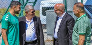 Başkanımız Ömer Atiker Erzurum kampındaki son antrenmanımızı takip etti