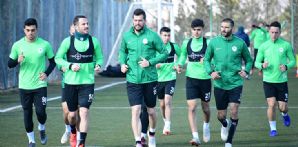 Takımımız Kayserispor maçı hazırlıklarına yapılan antrenmanla devam etti