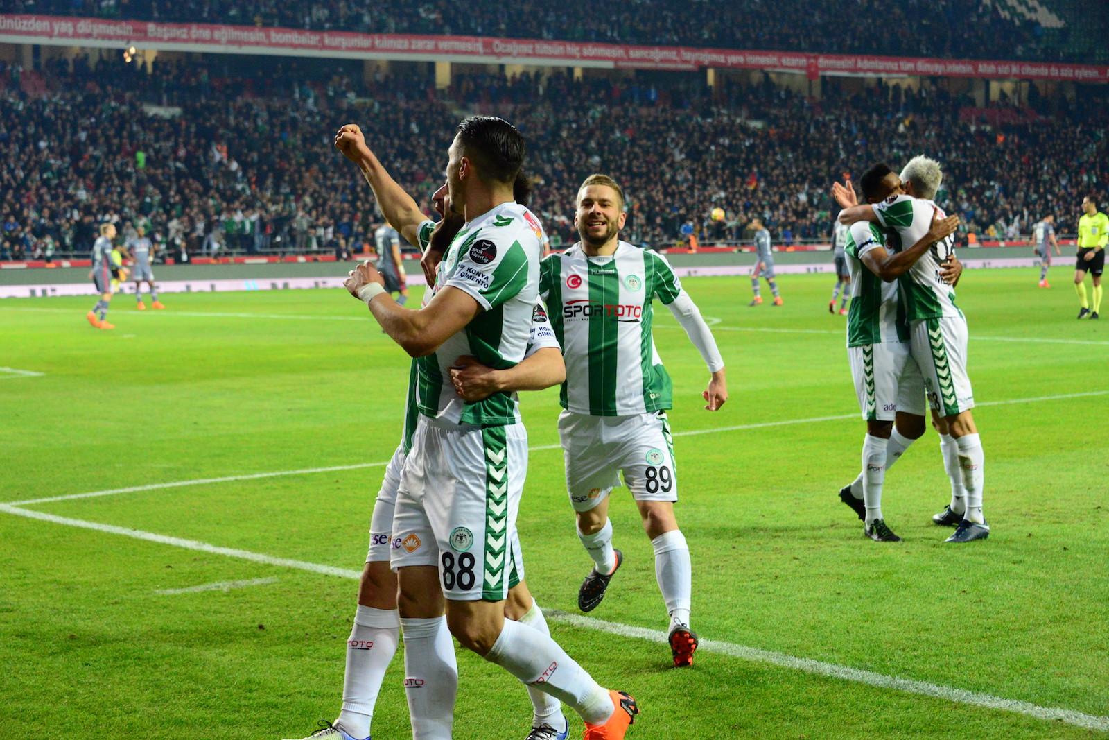 Atiker Konyaspor’umuz 22.hafta maçında Beşiktaş ile 1-1 berabere kaldı