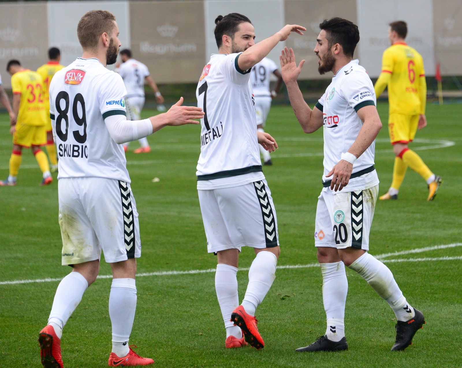 Özel maçta Göztepe ile 1-1 berabere kaldık