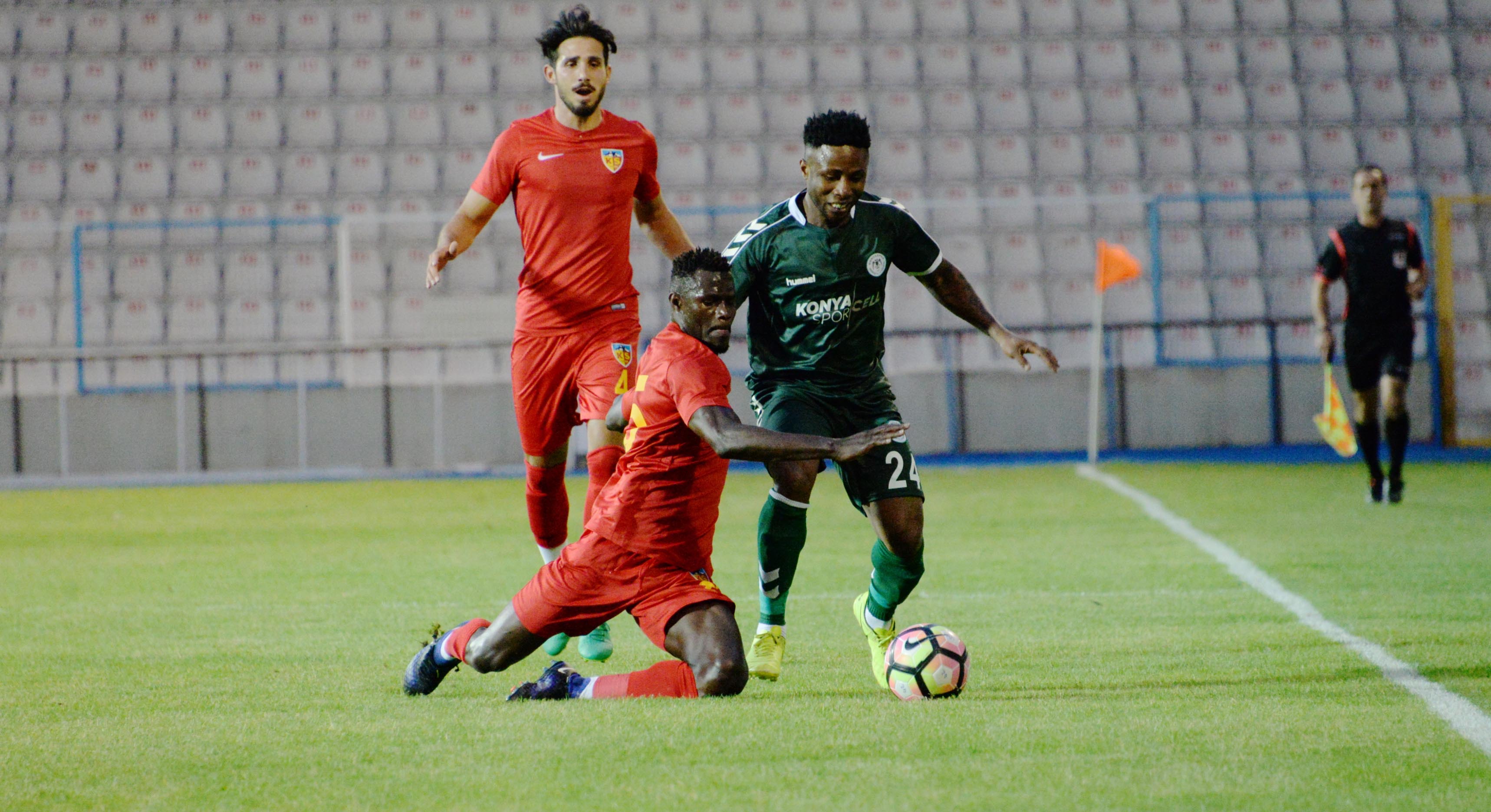 Özel maçta Kayserispor’u 2-1 mağlup ettik