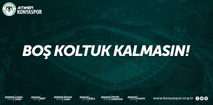 Boş Koltuk Kalmasın – Gelemiyorsan Devret