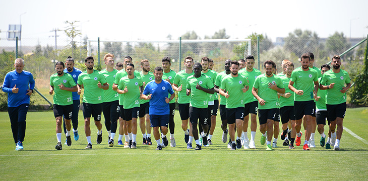 Atiker Konyaspor’umuz Konya’daki ikinci çalışmasını yaptı