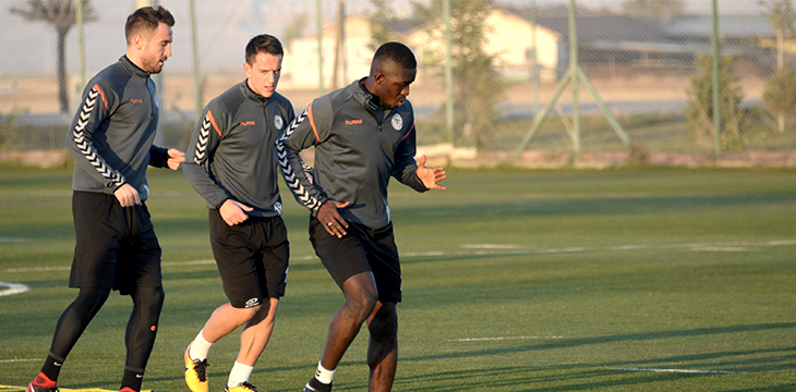 Atiker Konyaspor’umuz şut ve gol çalıştı