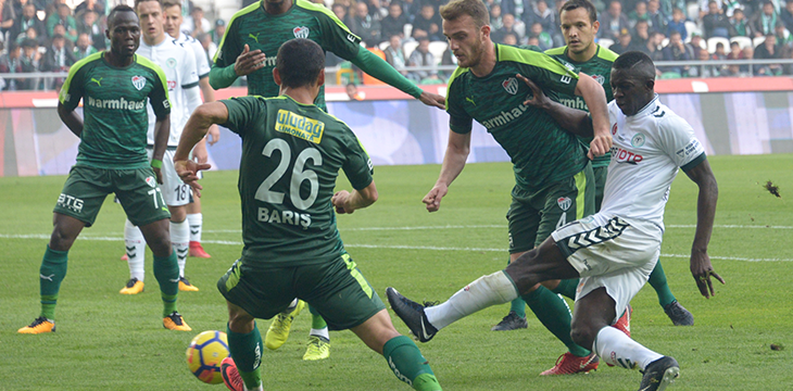 Atiker Konyaspor’umuz 31.hafta maçında Bursaspor’a konuk olacak