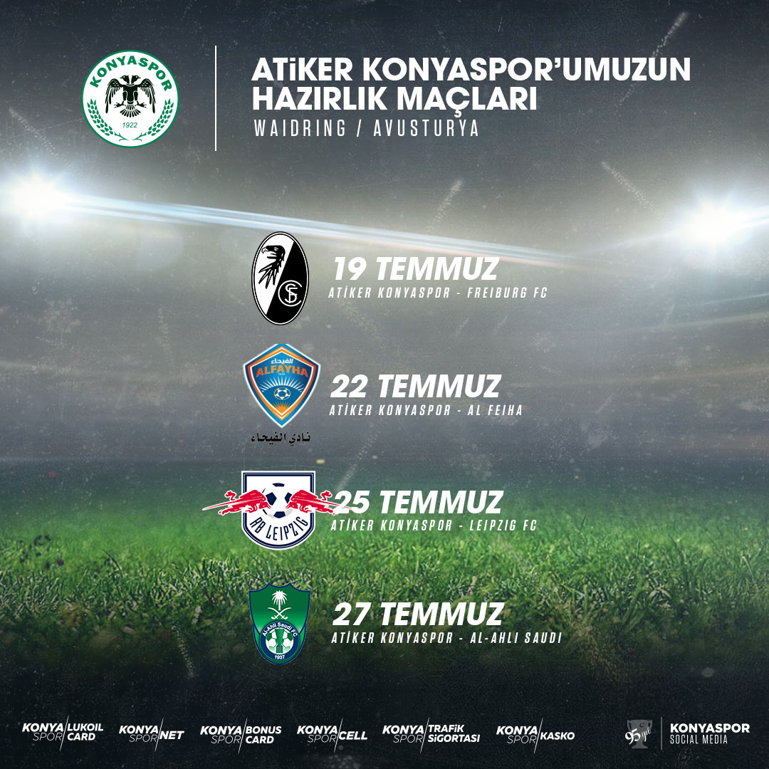 Avusturya’da 4 hazırlık maçı oynayacağız