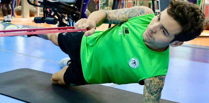 Takımımız salonda çalıştı