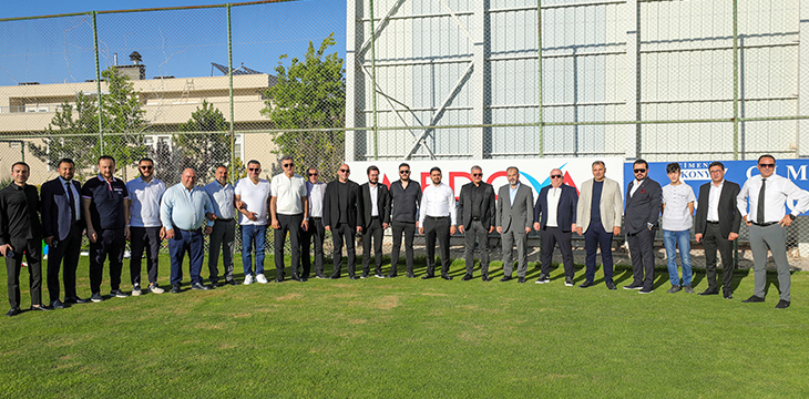 Başkanımız Ömer Atiker ve yönetim kurulu üyelerimiz antrenmanımızı takip etti