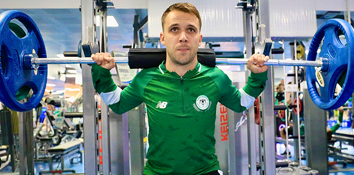 Takımımız salonda çalıştı