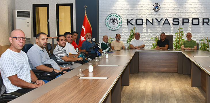Konyaspor Engelli Taraftarlar Derneği'nden kulübümüze ziyaret