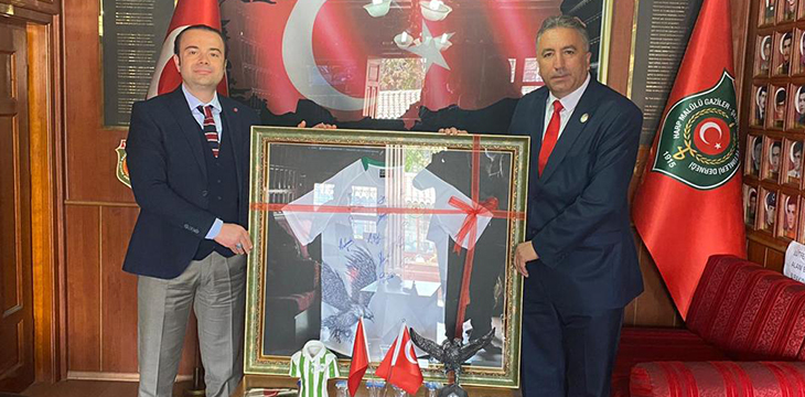 Türkiye Harp Malulü Gaziler Şehit Dul ve Yetimleri Derneği’ne Nezaket Ziyareti