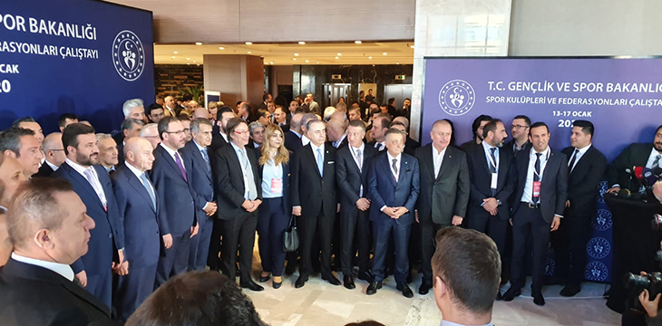 Başkanımız Hilmi Kulluk Spor Kulüpleri ve Federasyonları Çalıştayı’na Katıldı