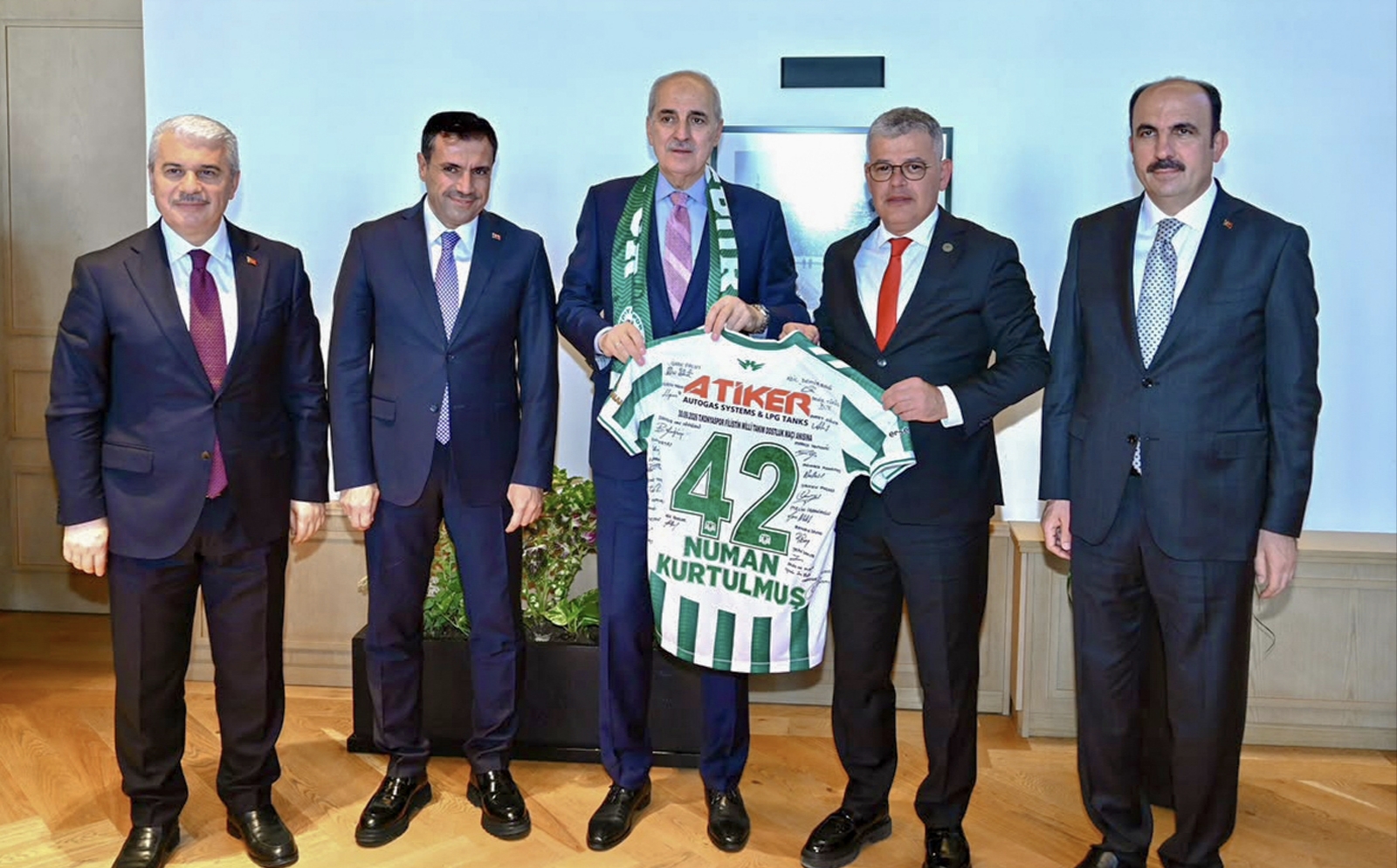 Başkanımız Sayın Ömer Atiker, TBMM Başkanımız Sayı...