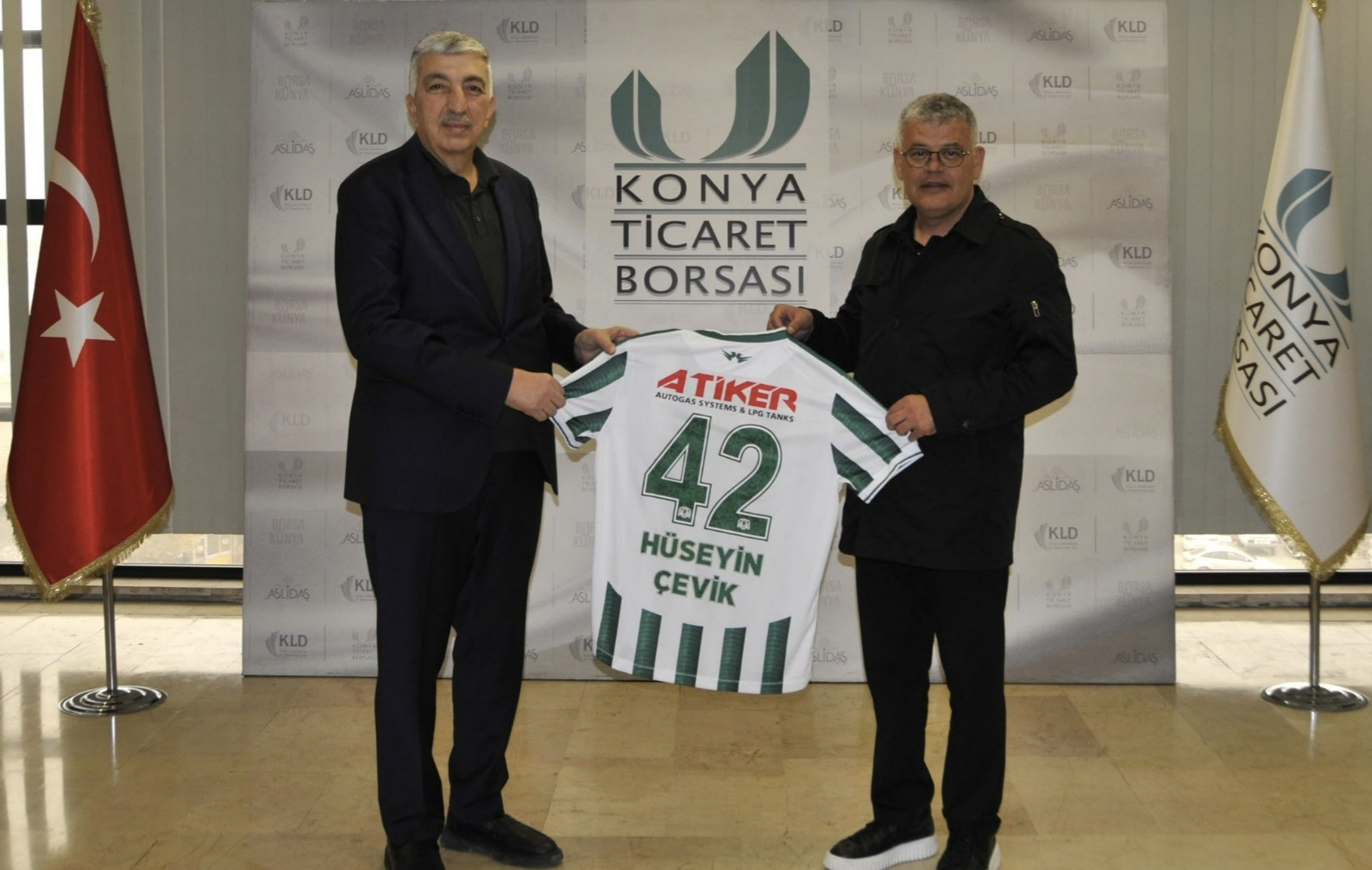Konya Ticaret Borsası Başkanı Sayın Hüseyin Çevik'...